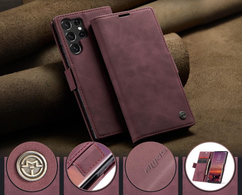 Etui z klapką CaseMe Soft do Samsung Galaxy S25 Ultra
