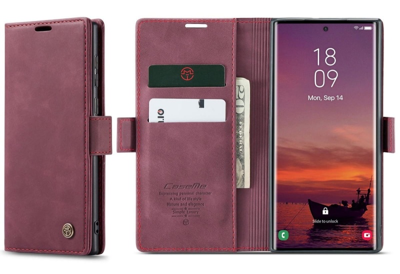 Etui z klapką CaseMe Soft do Samsung Galaxy S25 Ultra