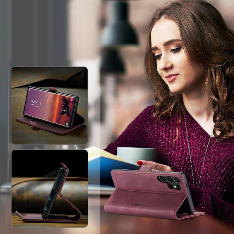 Etui z klapką CaseMe Soft do Samsung Galaxy S25 Ultra