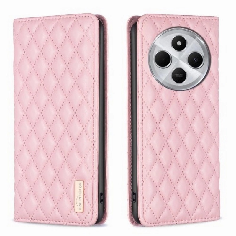 Etui Pikowane Diamond Wallet do Xiaomi Redmi 14C