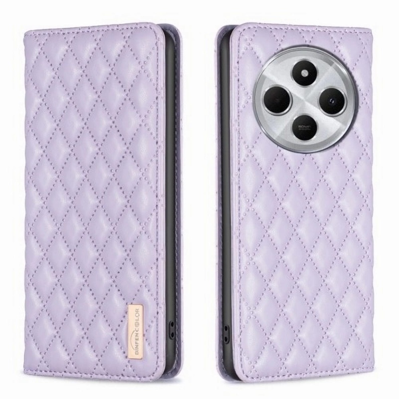 Etui Pikowane Diamond Wallet do Xiaomi Redmi 14C