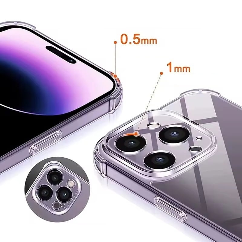 Etui transparentne Anti Shock do Apple iPhone 15 Pro