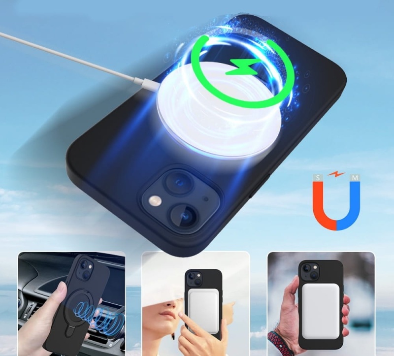 Etui Magnetic Ring Mag Safe do Apple iPhone 15