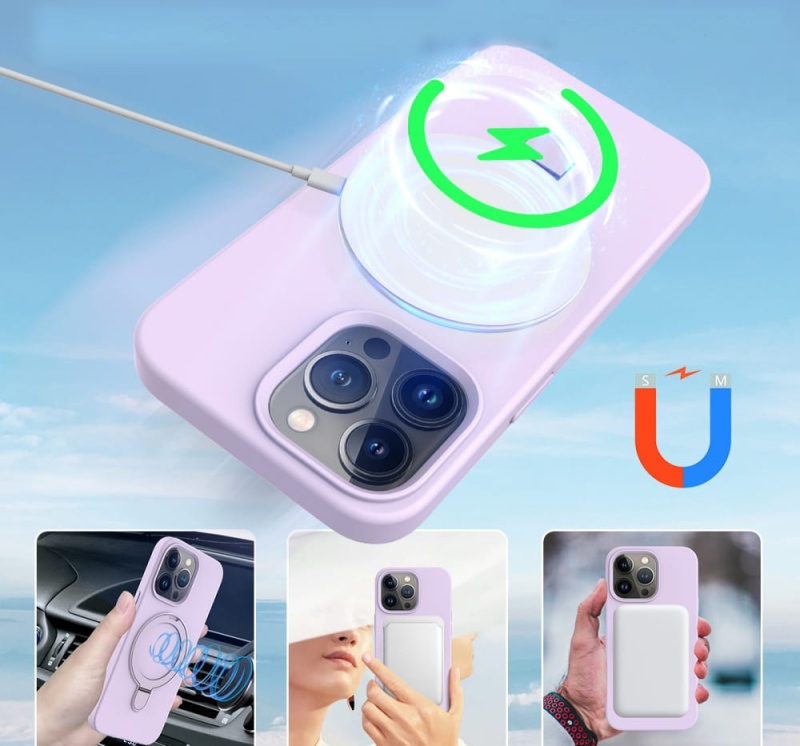 Etui Magnetic Ring Mag Safe do Apple iPhone 15 Pro