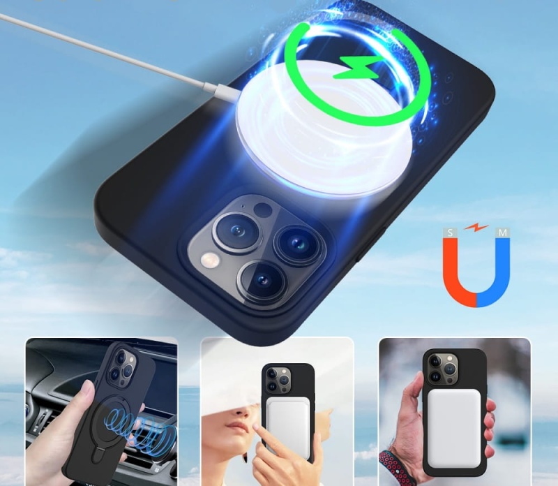 Etui Magnetic Ring Mag Safe do Apple iPhone 15 Pro