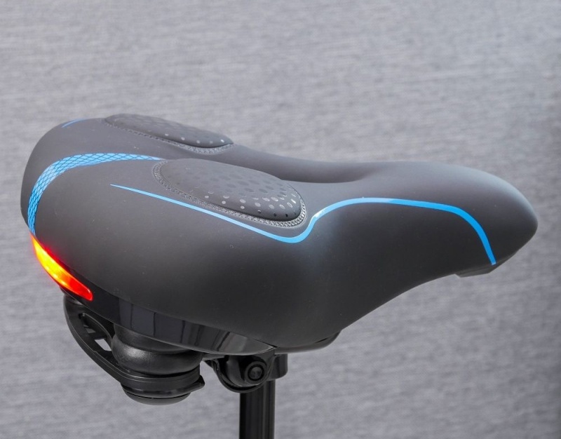 Siodełko rowerowe ERGO Comfort z wbudowaną lampką LED
