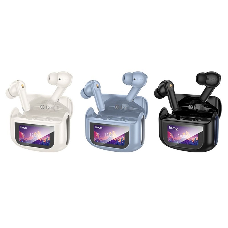 Słuchawki bezprzewodowe Hoco EQ21 z ekranem LCD + ANC ENC