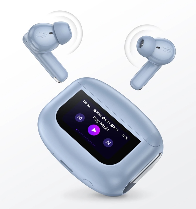 Słuchawki bezprzewodowe Hoco EQ21 z ekranem LCD + ANC ENC