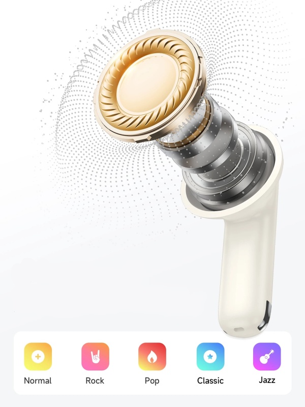 Słuchawki bezprzewodowe douszne Hoco z ekranem TWS ANC ENC EQ21