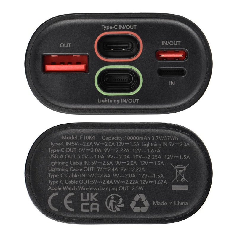 Powerbank Forcell F-Energy F10K4 PD QC3.0 3A 22,5W 10000 mAh