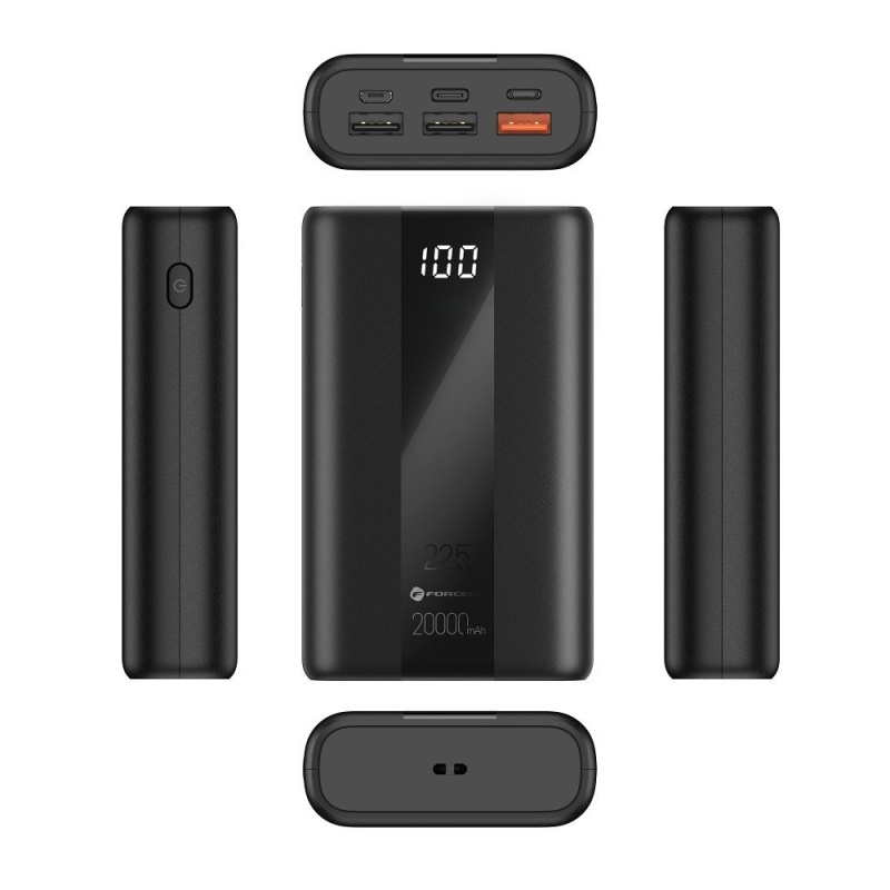 Powerbank Forcell F-Energy Energo P20K2 QC3.0 PD 3A 22,5W 20000 mAh