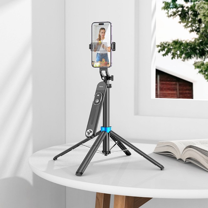 Selfie stick / statyw 1,75m Hoco K22 tripod z pilotem bezprzewodowym