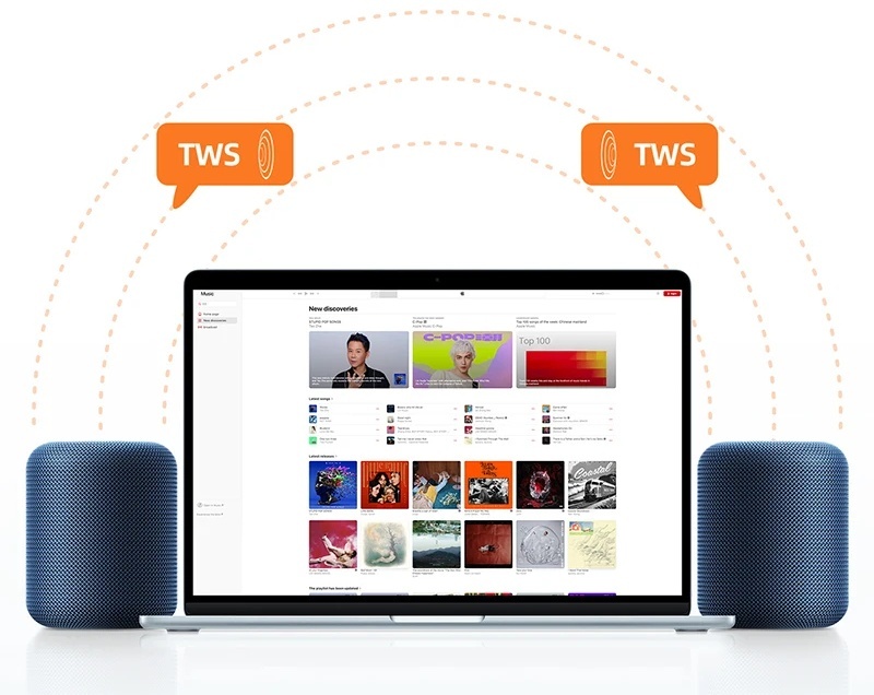 Głośnik przenośny Hoco HC30 - LED - 1800 mAh - BT 5.4