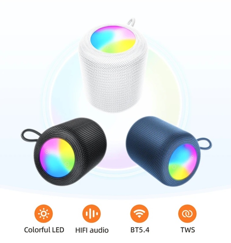 Głośnik przenośny Hoco HC30 - LED - 1800 mAh - BT 5.4