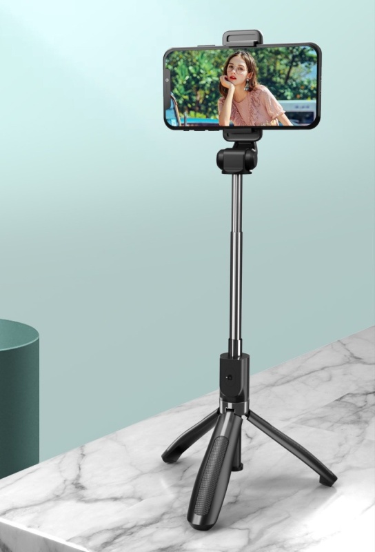 Selfie stick XO SS08 z pilotem Bluetooth i tripodem