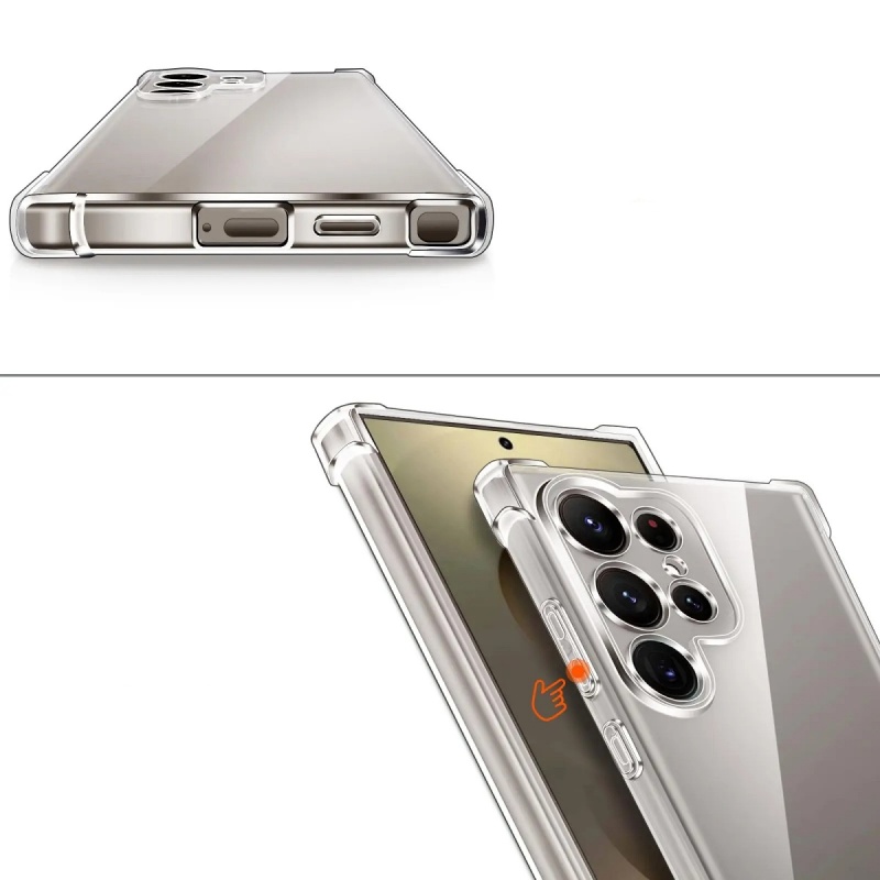 Etui przezroczyste Anti Shock do Samsung Galaxy S25 Ultra