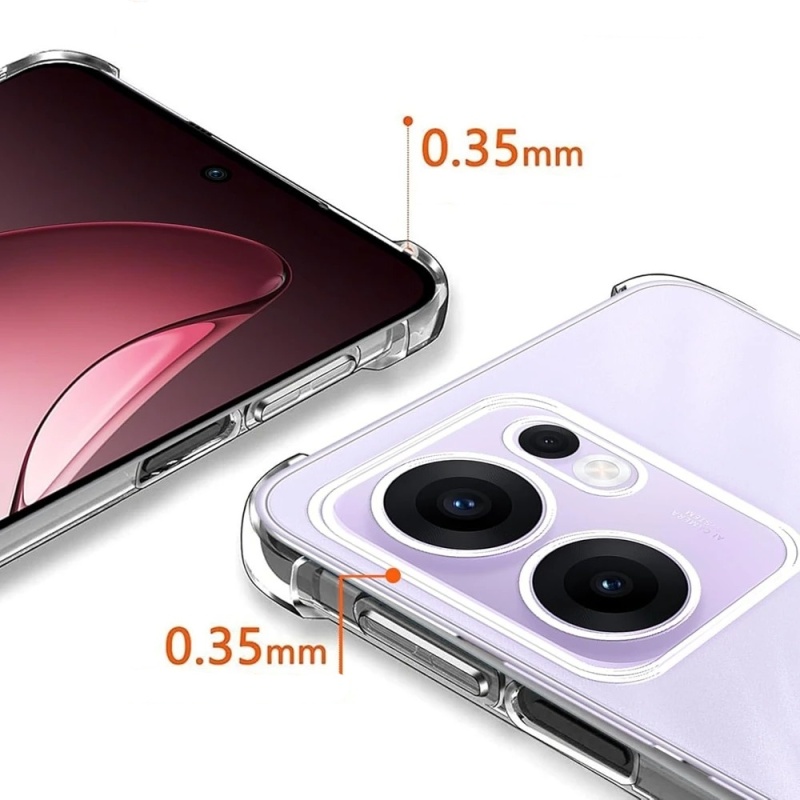 Etui przezroczyste Anti Shock do Oppo Reno13 F / Reno 13 FS 5G