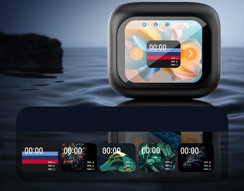 Słuchawki bezprzewodowe ANC LY30 z dotykowym ekranem LCD