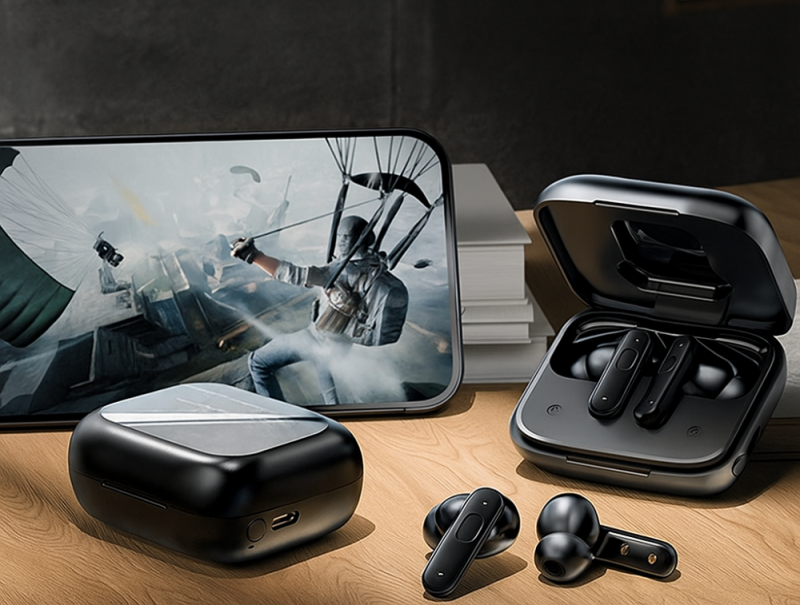 Słuchawki bezprzewodowe ANC LY30 z dotykowym ekranem LCD