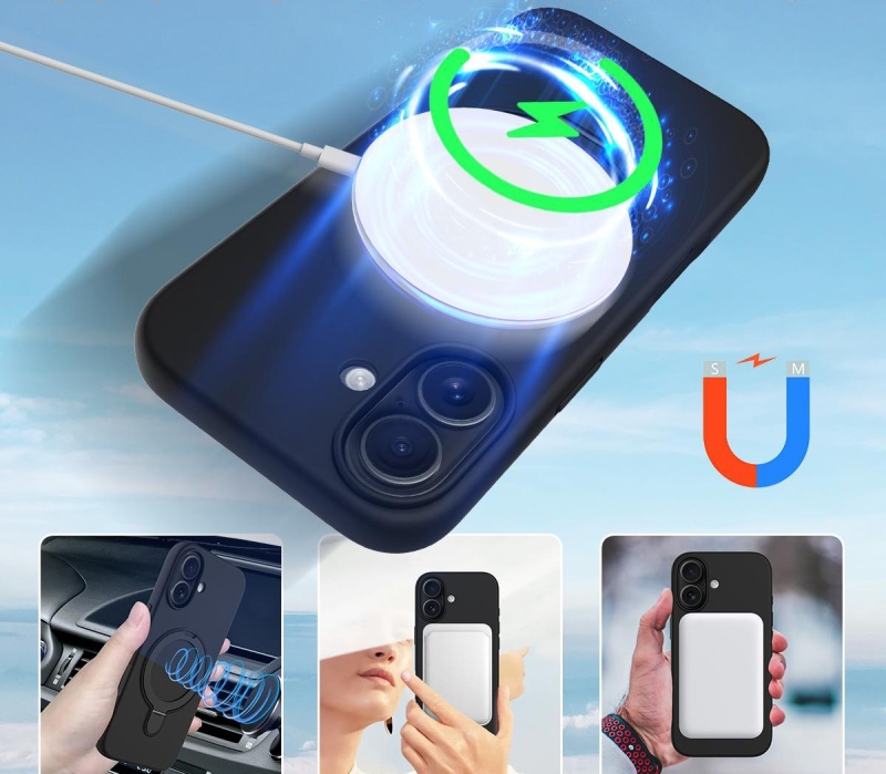 Etui Magnetic Ring Mag Safe do Apple iPhone 17