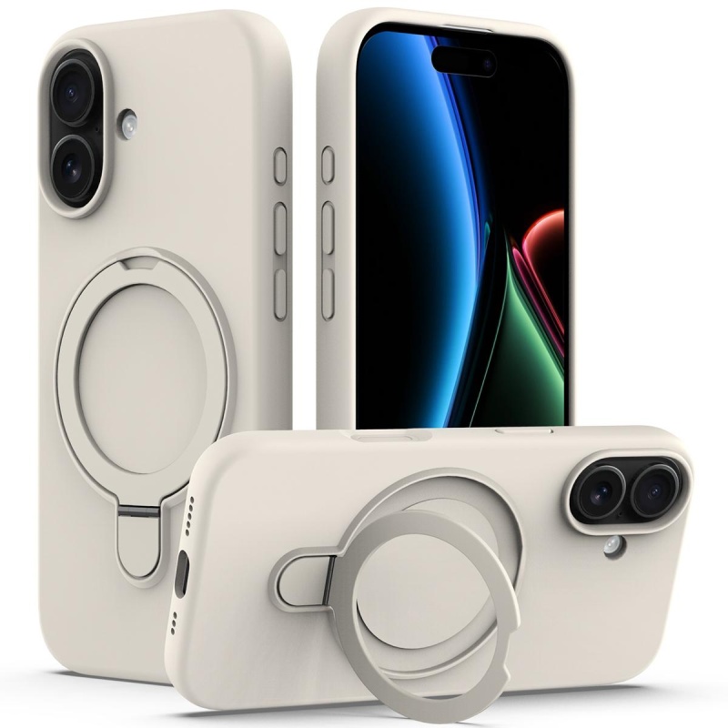 Etui Magnetic Ring Mag Safe do Apple iPhone 17 - Titanium