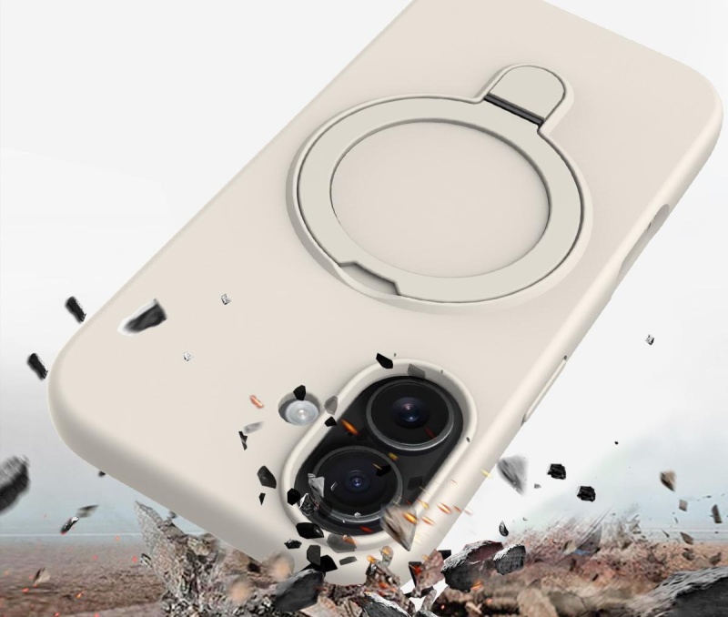 Etui Magnetic Ring Mag Safe do Apple iPhone 17 - Titanium