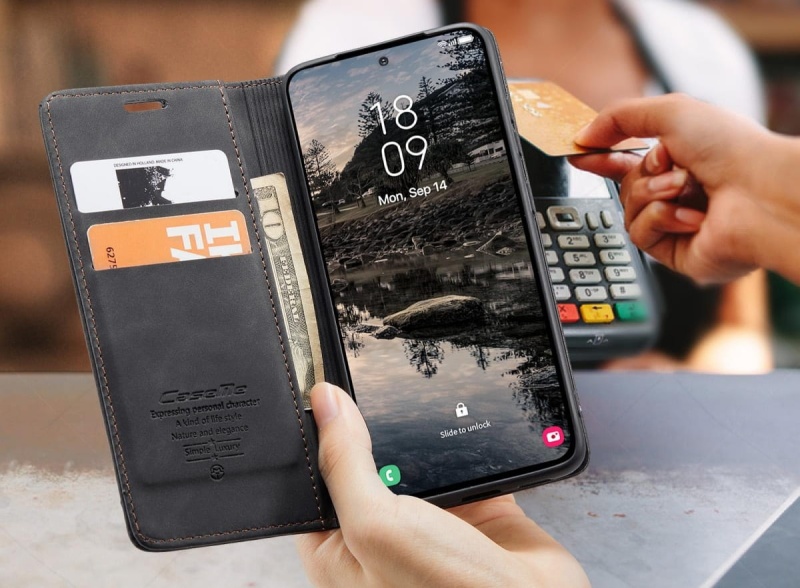 Etui z klapką CaseMe Premium do Samsung Galaxy S25 FE