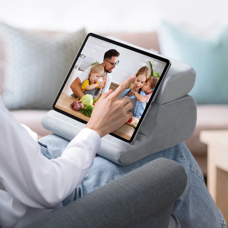 Ugreen Welurowa, miękka składana podstawka na tablet lub telefon