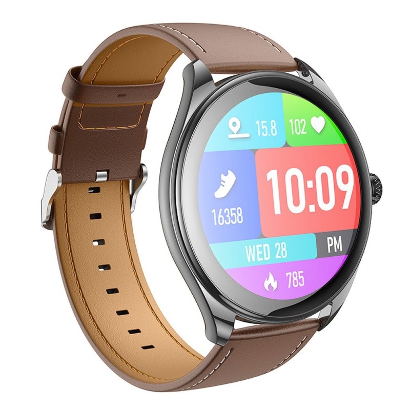 Smartwatch Hoco Y22 1,43" AMOLED IP67 z funkcją rozmowy - Czarny
