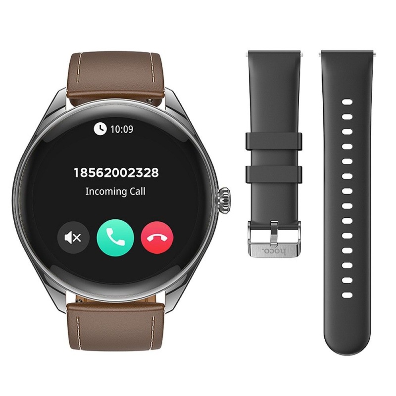 Smartwatch Hoco Y22 1,43" AMOLED IP67 z funkcją rozmowy - Czarny