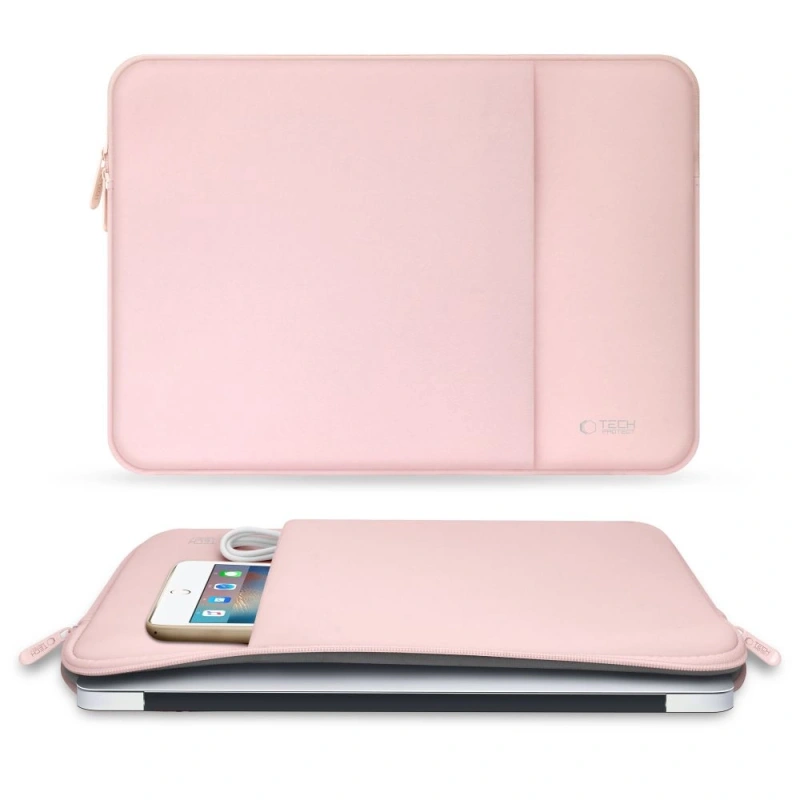 Pokrowiec futerał Tech-Protect Neopren na laptopa 13" - Różowy