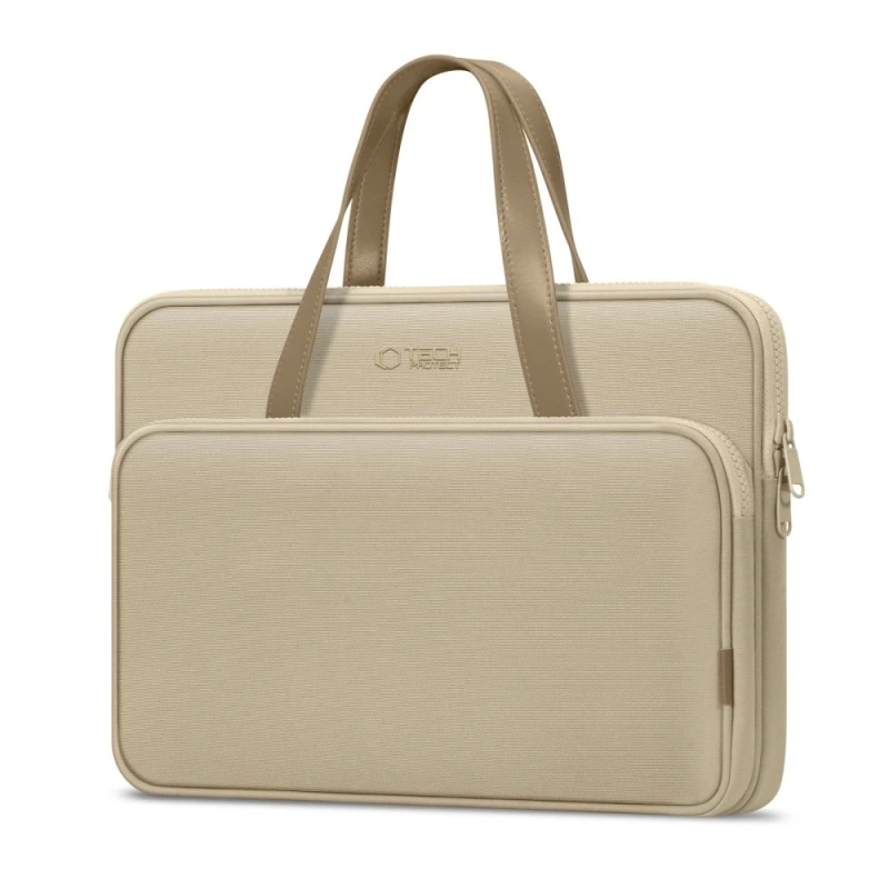 Torba Tech-Protect Carrying Bag na laptopa 15-16" - beżowa