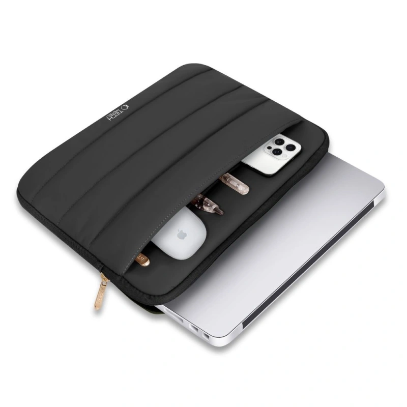 Torba Tech-Protett Fluffy na laptopa 13-14 - czarna