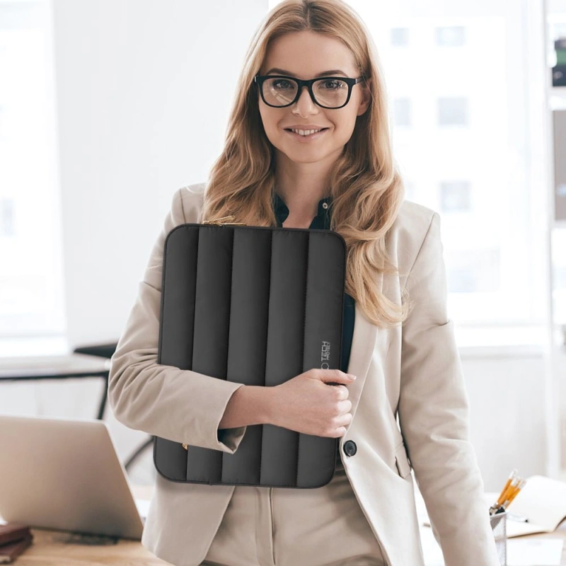 Torba Tech-Protett Fluffy na laptopa 13-14 - czarna