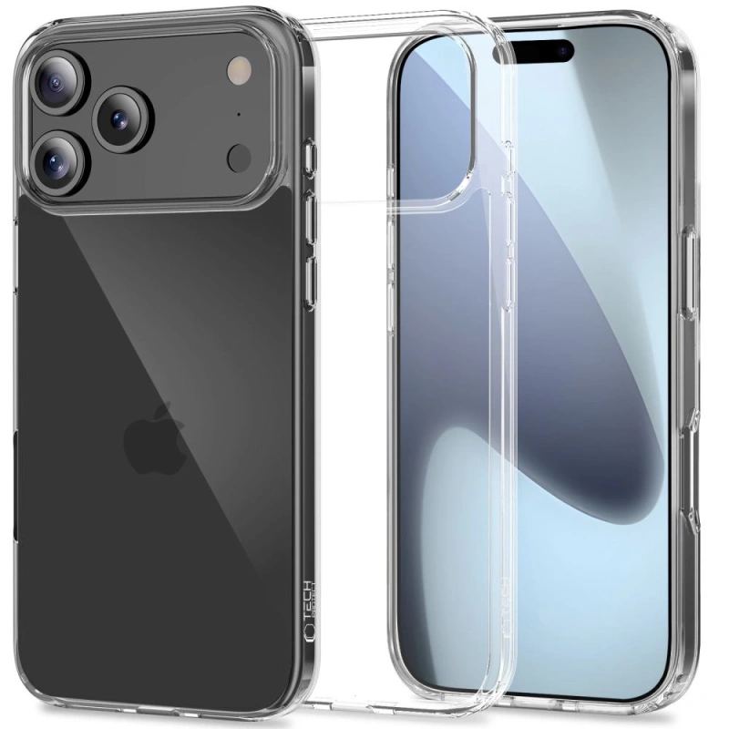 Etui Tech-Protect FlexAir Hybrid do iPhone 17 Pro - Przezroczyste