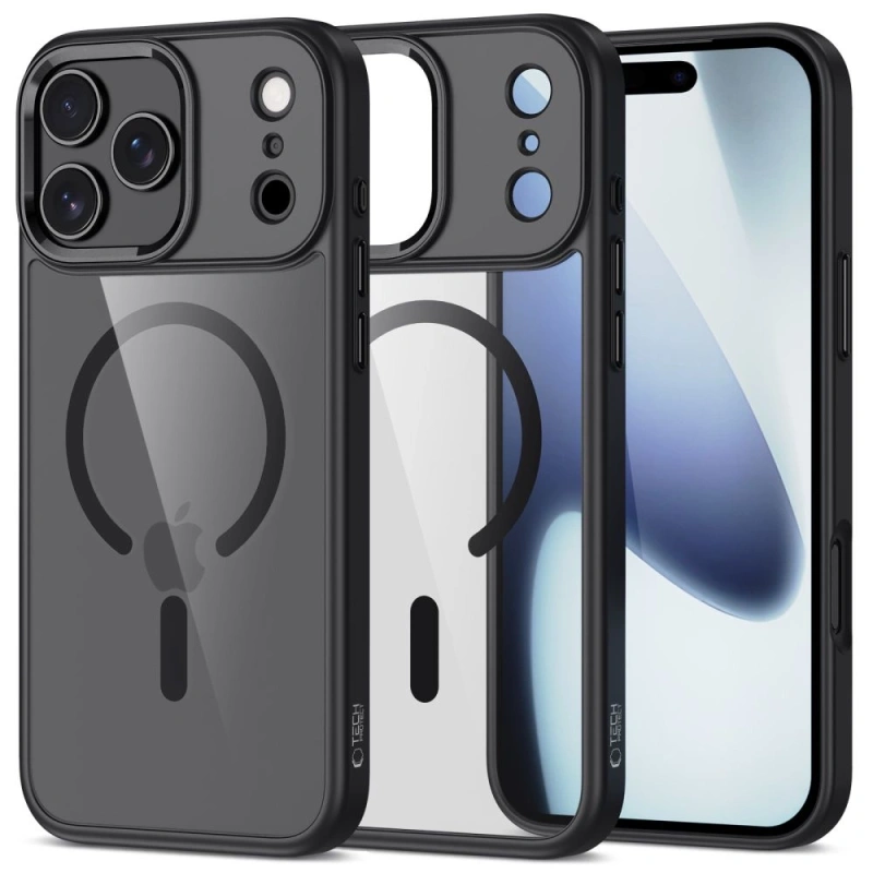 Etui Tech-Protect MagMat MagSafe do iPhone 17 Pro - Transparentne