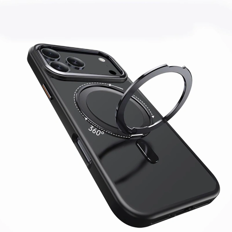 Etui Tech-Protect MagRing MagSafe do Apple iPhone 17 Pro - Czarny