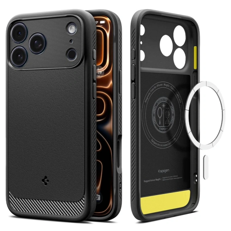 Etui Spigen Rugged Armor MagSafe do Apple iPhone 17 Pro