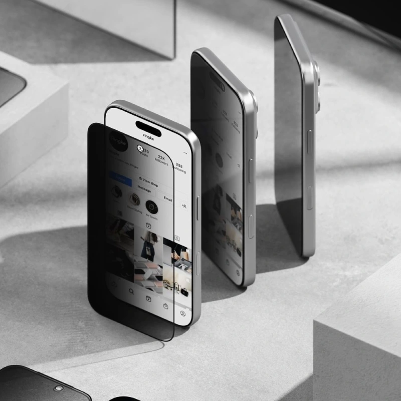 2x Szkło prywatyzujące Ringke Easy Slide 2-pack do iPhone 17 Pro