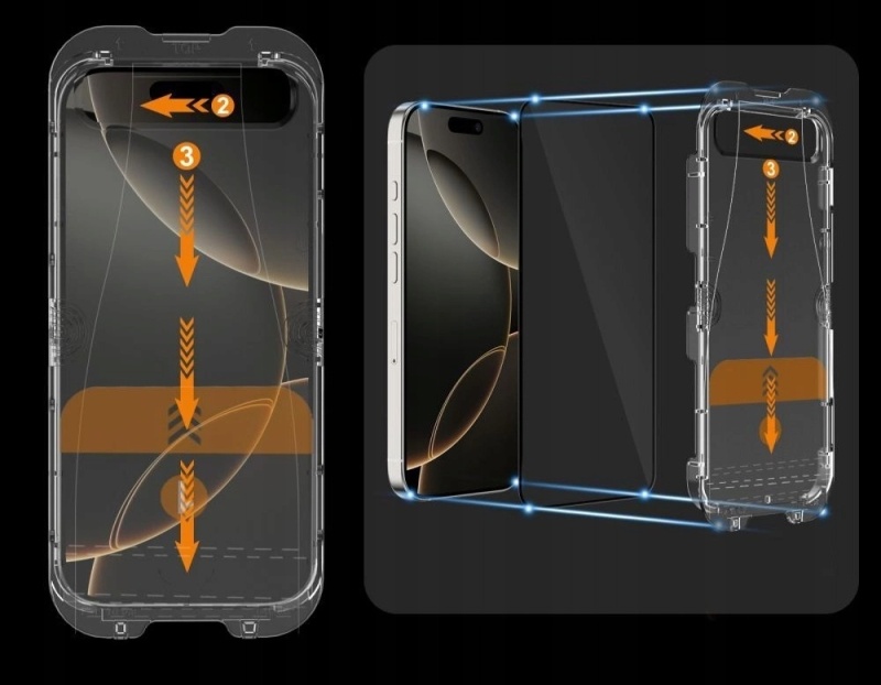 Szkło hartowane Tech-Protect Quick Set+ 2-pack na iPhone 17 Pro