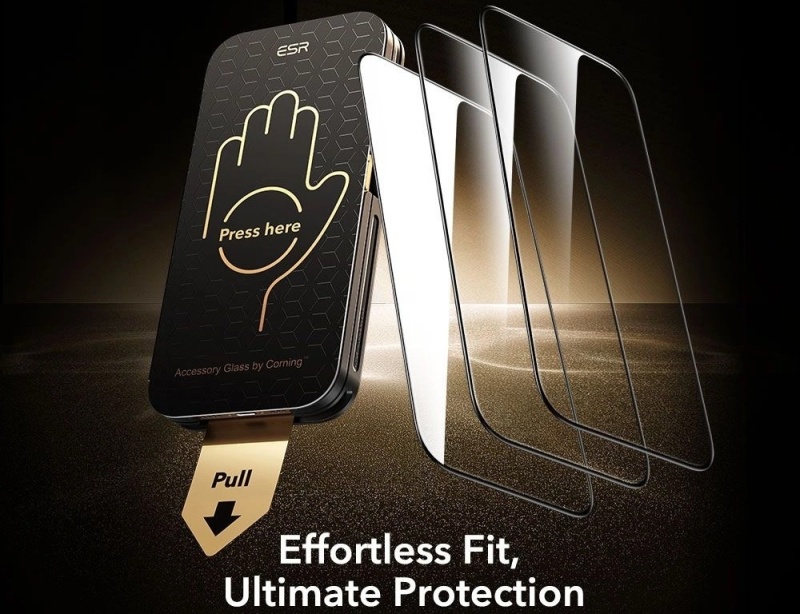 Szkło hartowane ESR UltraFit Armorite Pro do Apple iPhone 17 Pro