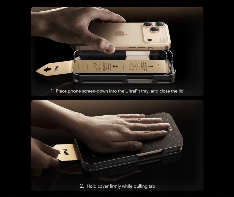 Szkło hartowane ESR UltraFit Armorite Pro do Apple iPhone 17 Pro