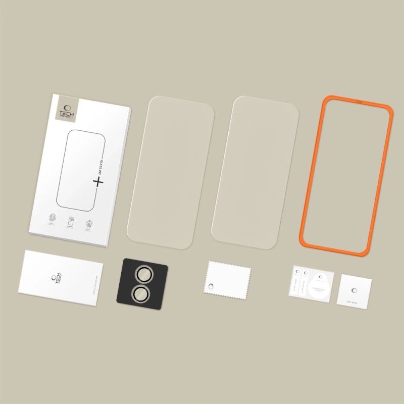 Szkło Tech-Protect Easy Set+ 3-pack do Apple iPhone 17