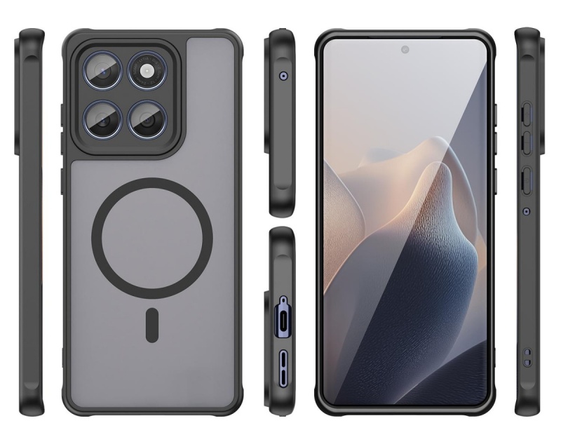 Etui Frozen MagSafe Case do Motorola Edge 60 Fusion - Czarny