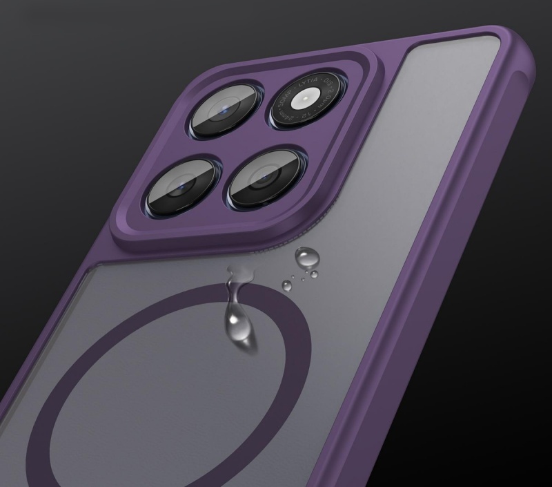 Etui Frozen MagSafe Case do Motorola Edge 60 Fusion - Fioletowy