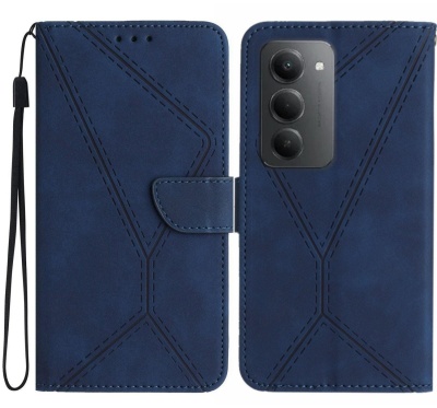 Etui - Futerał Silky Wallet do Xiaomi Redmi 15 - Granatowy