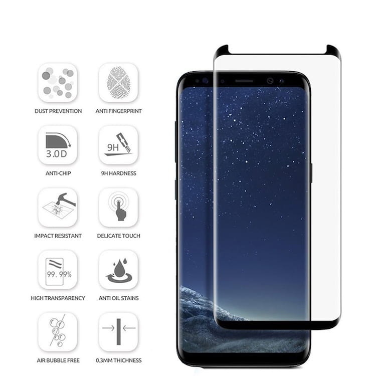 Szkło 5D 3D FULL GLUE Samsung Galaxy S9