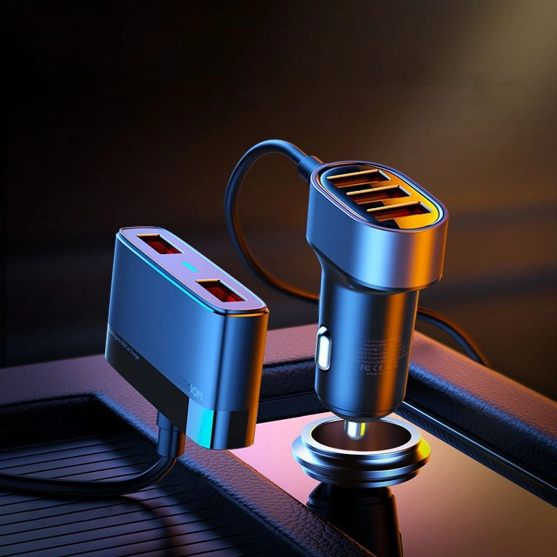 Ładowarka samochodowa 5x USB 6,2 A z przedłużaczem Joyroom JR-CL03