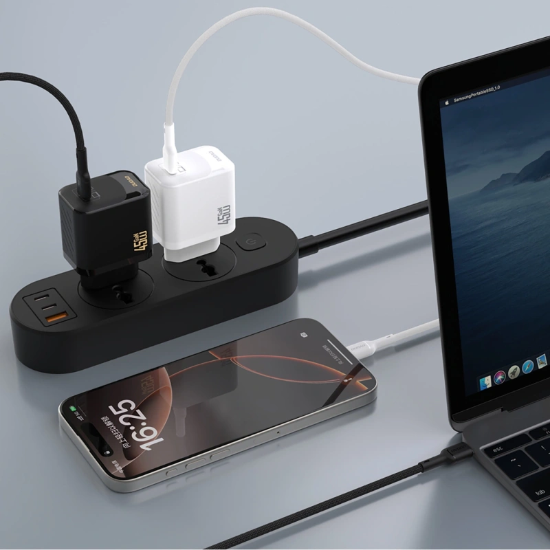 Ładowarka sieciowa Dudao A28 45W GaN USB-C - Czarna