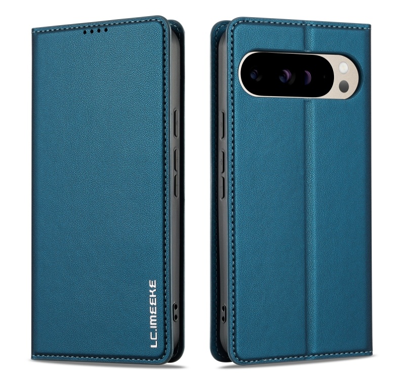 Etui portfelowe LC.IMEEKE do Google Pixel 10 / 10 Pro - Niebieski